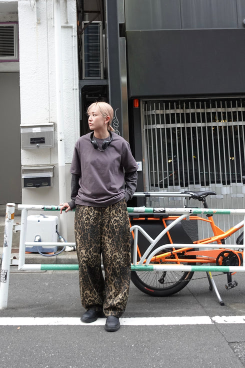 【追加予約!1月中旬~下旬発送予定】レオパードボリュームパンツ